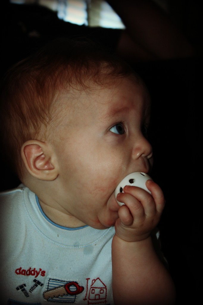 wordless wednesday, baby, wiffle ball, 