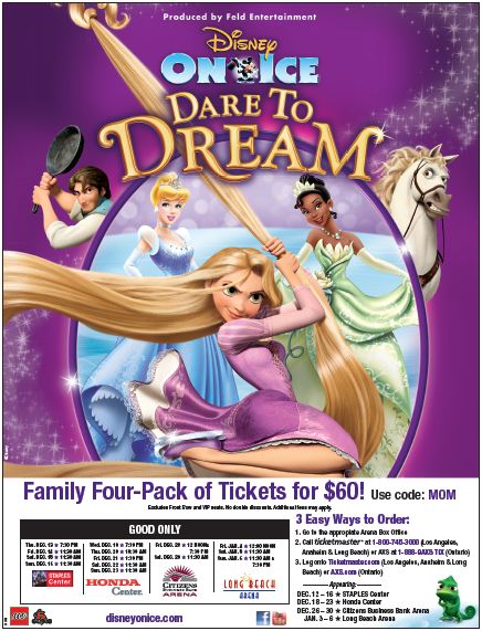 disney on ice flyer disney on ice, MOM discount, disney, family events