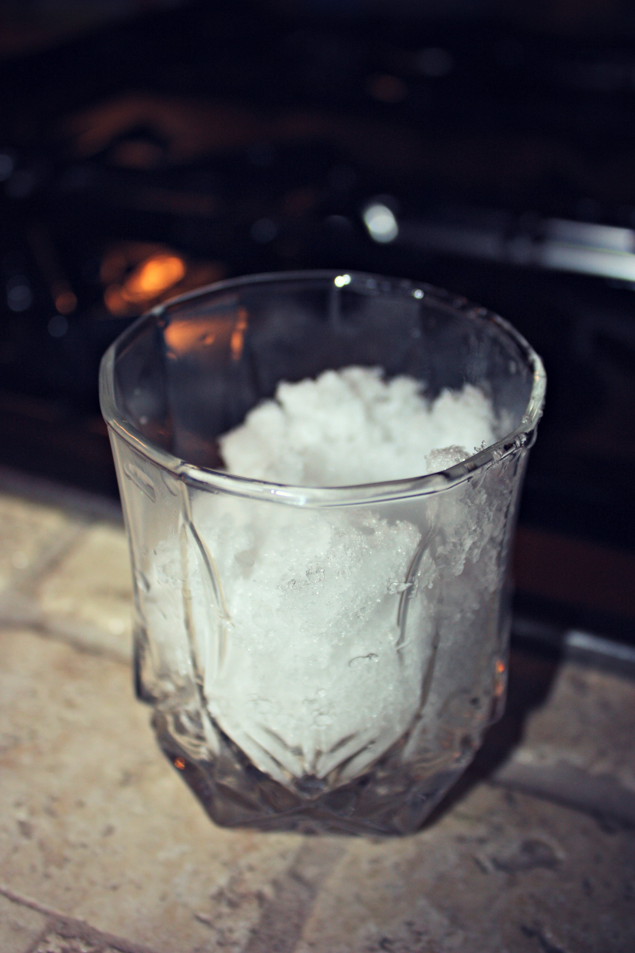 snow glass