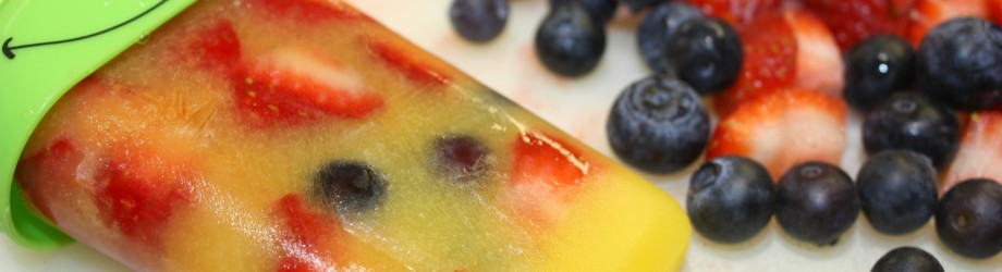 Easy Summer Fruit and Simply Orange Juice Frozen Pops